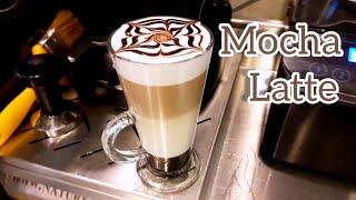 How to make Mocha latte  barista training 