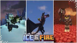 Ice & Fire Minecraft Mod Showcase  Mythical Creatures Dragons & Weapons  Forge 1.201.19