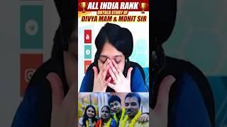 ALL INDIA RANK  Untold Story of Mohit Sir & Divya Mam  MEPL Classes