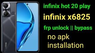 infinix hot 20 play frp bypass  without any tool  no app enable 2024