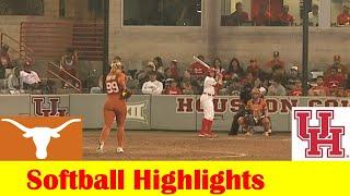 #1 Texas vs Houston Softball Game Highlights March 8 2024