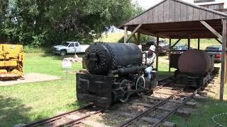 1906 HK Porter Compressed air mine locomotive demonstration