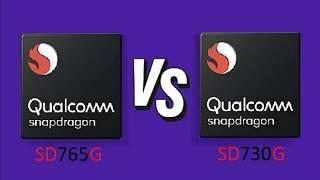 Qualcomm Snapdragon 765G Vs Qualcomm Snapdragon 730G  Benchmark Comparison