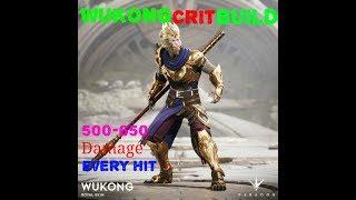 Paragon Wukong Crit Build 500-650 Damage Everyhit