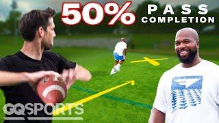 Can an Average Guy Throw 50% NFL Pass Completion?  Above Average Joe  GQ Sports