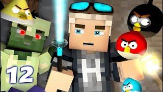 ANGRY MINECRAFT 12 - Angry Birds 3D Minecraft Animation Spider And Zombie Encounter ￼REUPLOAD