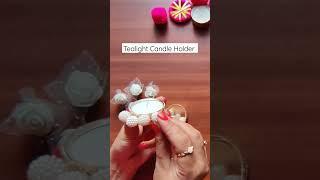 Tealight Candle Holder DIY  Candle Holder for Christmas #shorts #christmas