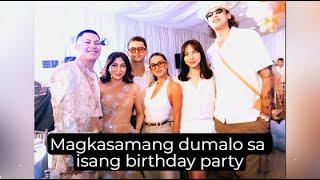 Kyline Alcantara and Kobe Paras Spotted at a Birthday Party