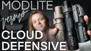 Modlite vs. Cloud Defensive Handheld Light SHOWDOWN  PLH-V2 & OKW vs. MCH-HC