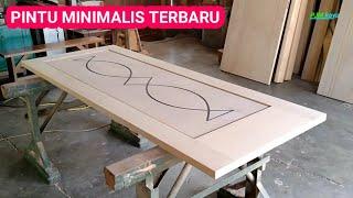 Pembuatan pintu minimalis TERBARUpintu rumah TERBARU tukang kayu