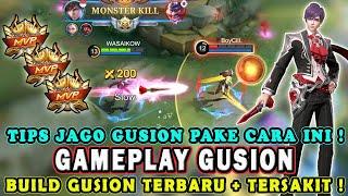 CARA MAIN GUSION TERBARUBUILD EMBLEM & ITEM GUSION TERSAKITTUTORIAL GAMEPLAY GUSION-MOBILE LEGENDS