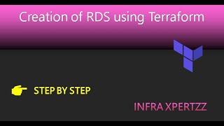 Creation of RDS with existing VPC using Terraform