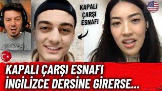 Kapalı Çarşı Esnafı Online İngilizce Derse Girerse