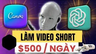 Cách Làm Video bằng AI Kiếm Tiền Online với CHAT GPT + CANVA mới nhất 2024