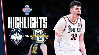 HIGHLIGHTS  BIG EAST Championship  #2 UConn Mens Basketball vs. Marquette