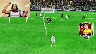 Rivals C.Ronaldo Showing LEVELS & CLASS on FREE-KICK  FC MOBILE