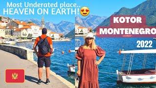 Most Underrated place  Perast Kotor Bay - Montenegro 2022  4K