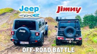 SUZUKI JIMNY VS JEEP WRANGLER 4XE OFFROAD BATTLE