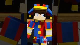 YouTuber turns into Pomni in Minecraft...