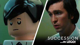 Succession ... in LEGO - Are you asking if you can blackmail me? Blender Animation