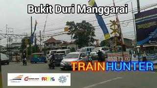 Perlintasan KRL Bukit Duri Manggarai Jakarta Selatan