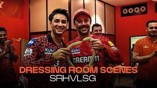 Dressing room scenes  #SRHvLSG  SunRisers Hyderabad