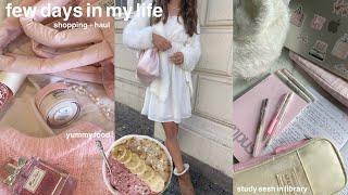 romanticizing life few days in my life  thrift shopping study with me room makeover haul + more