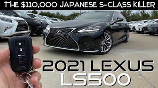 2021 Lexus LS500 Luxury Start up & Full Review
