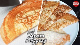 Apam lenggang  Resepi Pasar malam  lembut gebu dan berongga