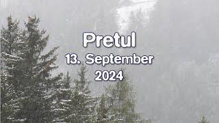 Langenwang - Pretul Schnee im September