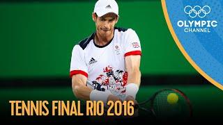 Murray v Del Potro - Mens Singles Tennis Final  Rio 2016 Replay