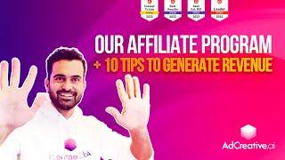 INCREASE Your Revenue Potential with AdCreative.ais Affiliate Program - 10 Tips