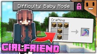 My GIRLFRIEND Beat Minecraft in BABY MODE Difficulty ex girlfriend now