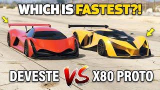 GTA 5 ONLINE - DEVESTE EIGHT VS X80 PROTO WHICH IS FASTEST?