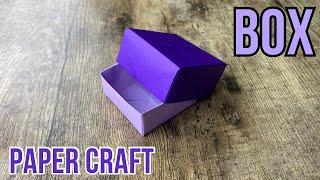 PAPER BOX ORIGAMI TUTORIAL CRAFTING  DIY GIFT BOX PAPER CRAFT ORIGAMI ART  HOW TO MAKE GIFT BOX