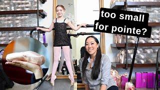 Pointe Shoe Fitting 11 Year Old YAGP Hope Award Winner