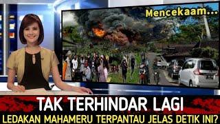 BENCANA HARI INI MAHAMERU SIANG INI TERUS LUNCURKAN GUGURAN LAVA PIJAR ‼️