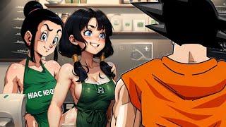 Goku Visits Chi-Chi at her new Cafe Job Best Anime Manga Moments Anime Edit