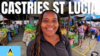 Walking in Castries St Lucia  My first impressions