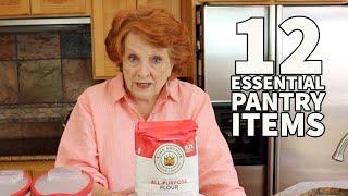 12 Essential Pantry Items