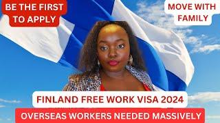 EASIEST WAY TO MOVE TO FINLANDFinland Work Visa 2024  Visa Sponsorship Jobs  Seasonal Work