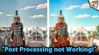 What is the DIFFERENCE Volume Vs Post Processing Package Post Processing not working