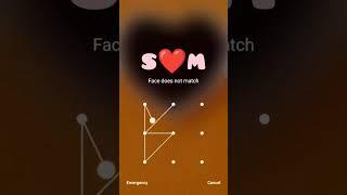 S love M pattern lock ️  SM Phone lock  Love status #status