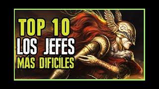 TOP 10 Los Jefes Mas Difíciles de la Saga Souls INCLUYENDO ELDEN RING