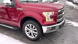 2015 Red Ford F150 Lariat