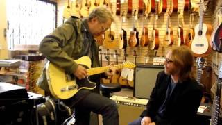 Gerry Beckley and Bill Mumy at Normans Rare Guitars