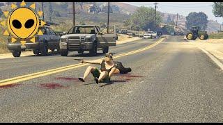 GTA 5 NPC Riot  Massive NPC Battle & NPC Fight  Welcome to Los Santos