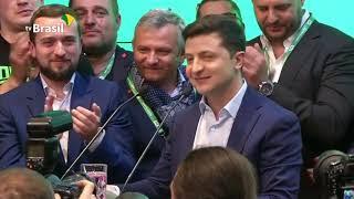 Comediante Volodymyr Zelenskiy é eleito presidente da Ucrânia
