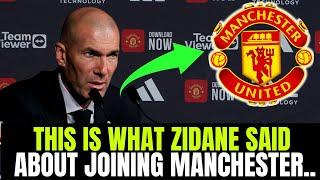 YES ZIDANE SPEAKS OUT ABOUT REPLACING ERIK TEN Hag YORO Latest Updates #manunitednewstoday