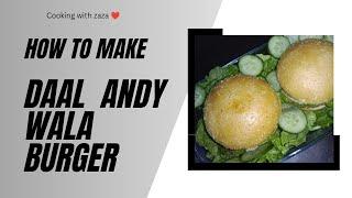 Street Style Daal Anday Wala Burger   Karachi Food street Daal Andy wala Burger Recipe 